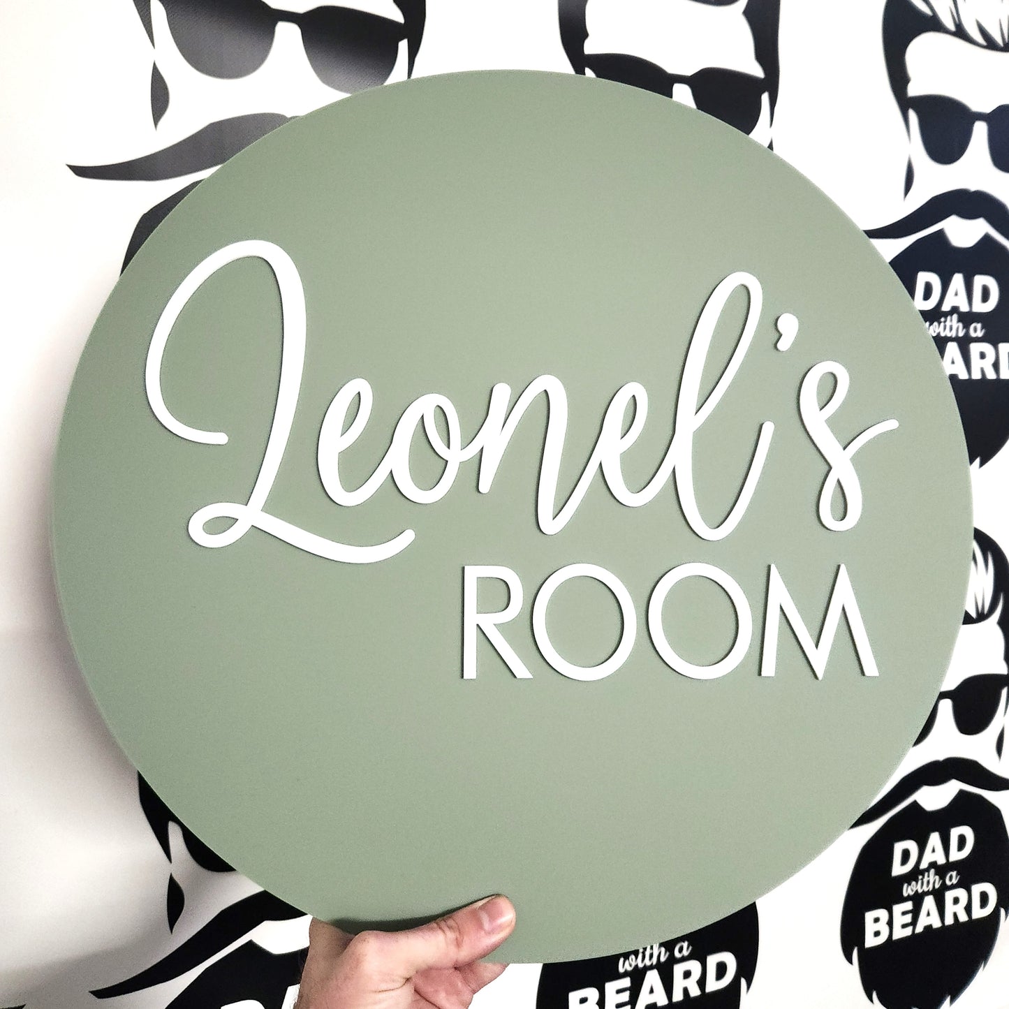Personalised Name Sign Artistic Modern