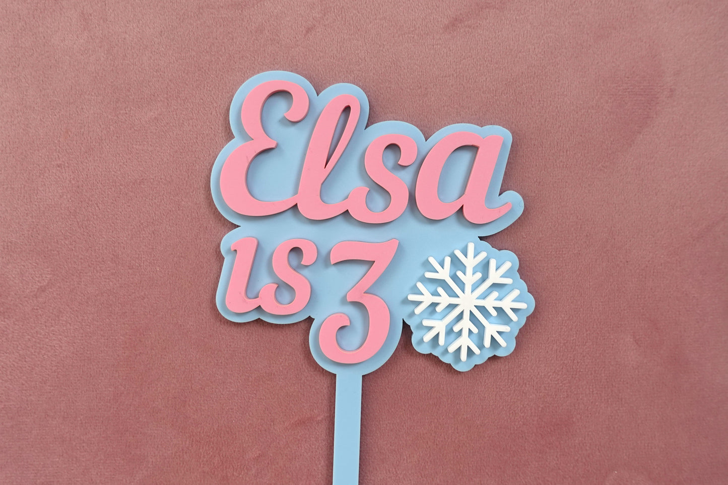 Frozen Inspired Cake Topper