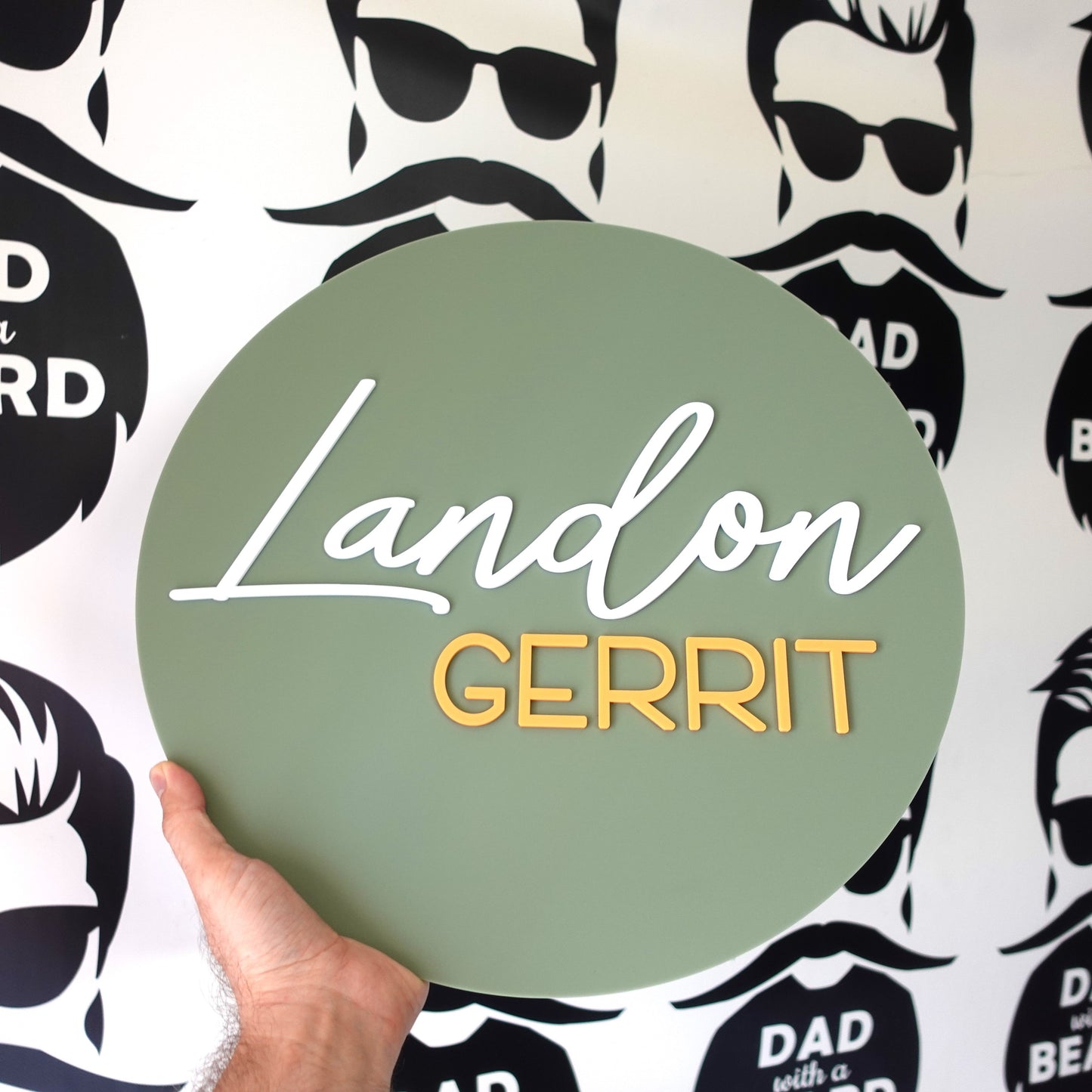 Name Sign with Last Name - Best Seller 20 fonts to choose from