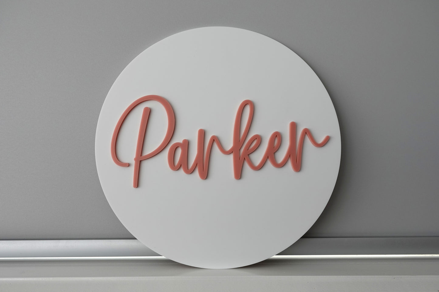 Personalised Name Sign Coloured Font