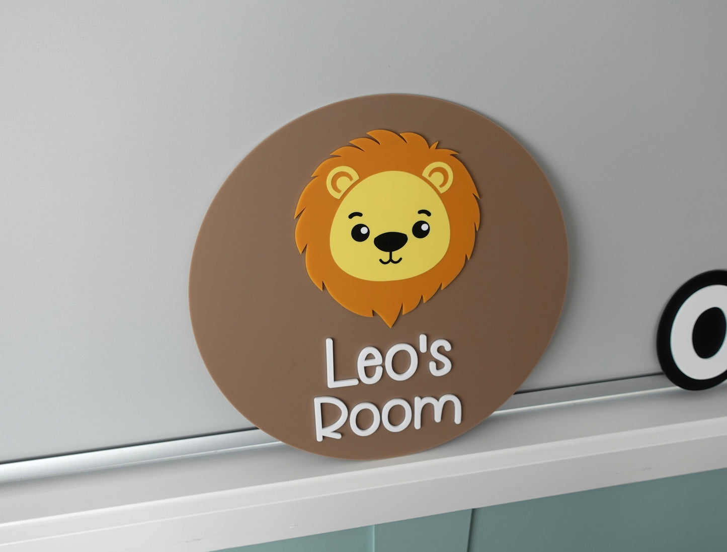 Lion Name Sign