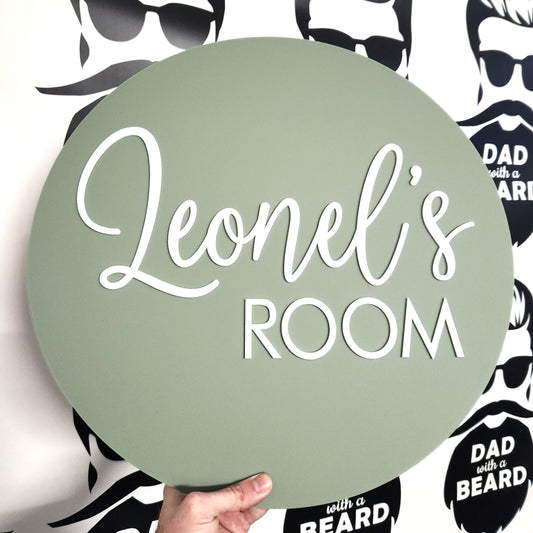 Personalised Name Sign Artistic Modern