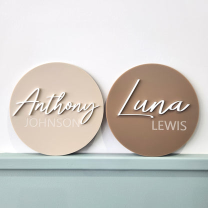 Baby Announcement Plaque