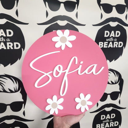 Daisy Name Sign