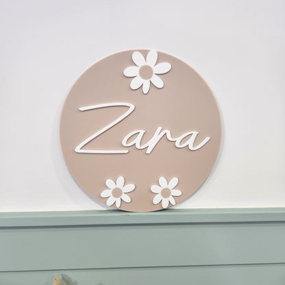 Daisy Name Sign