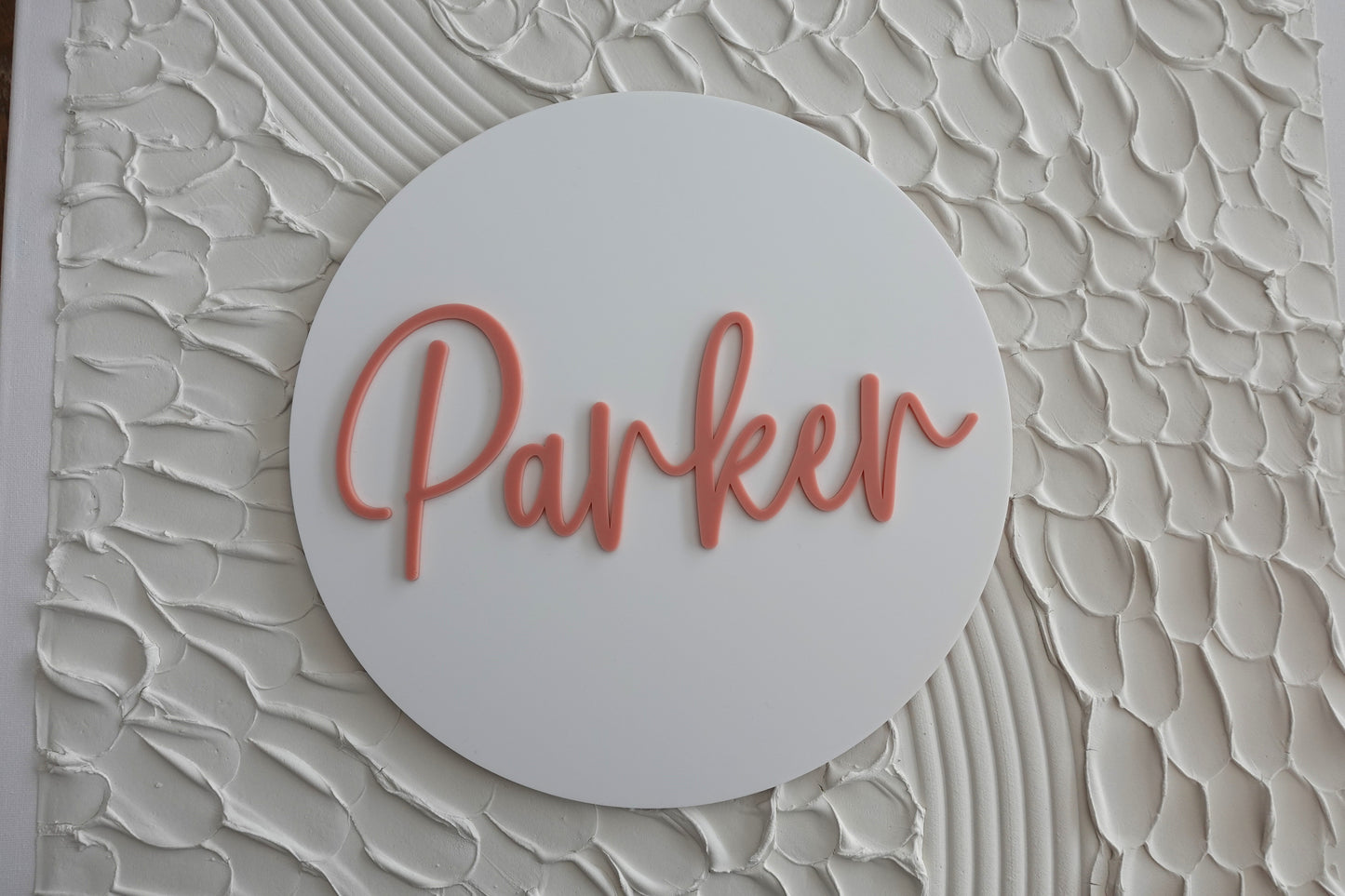 Personalised Name Sign Coloured Font